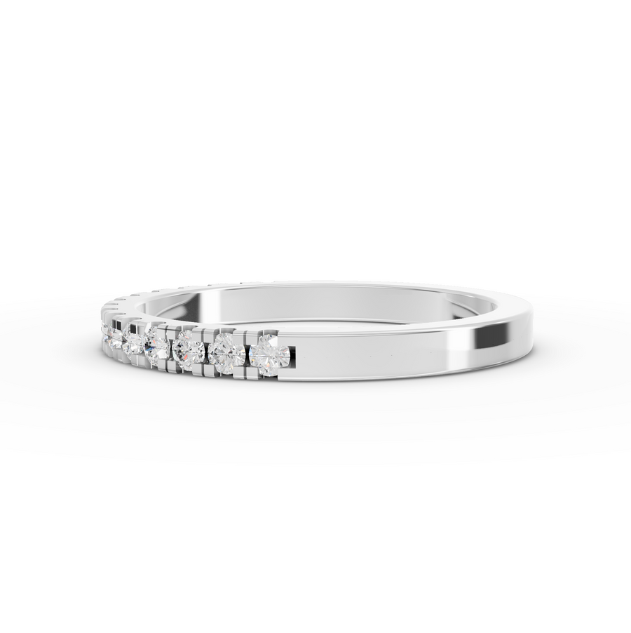 0.30 Ct Round Bar-Set Full Eternity Band