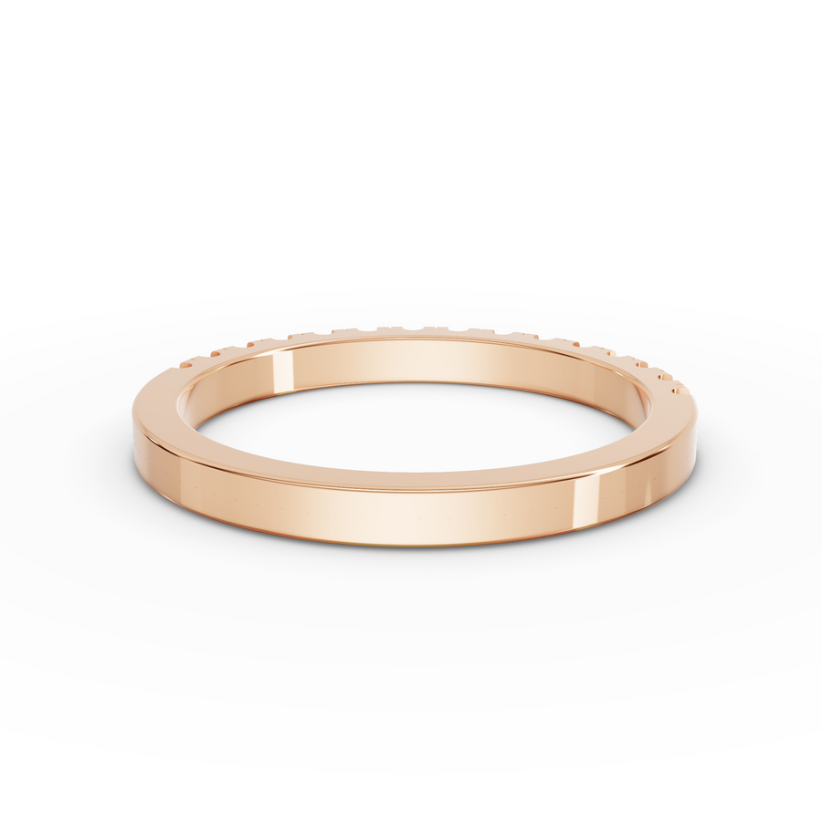 0.30 Ct Round Bar-Set Full Eternity Band
