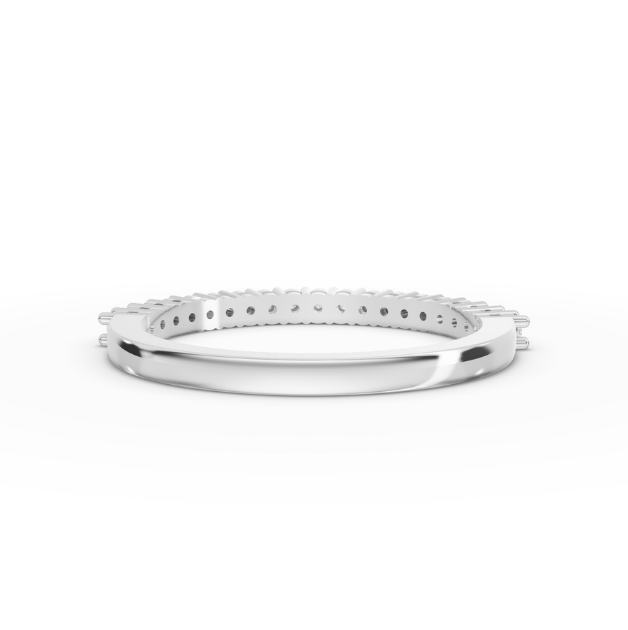 0.24 Ct Round Shared-Prong Full Etenity Ring