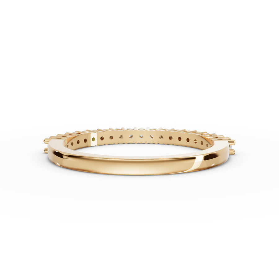 0.24 Ct Round Shared-Prong Full Etenity Ring