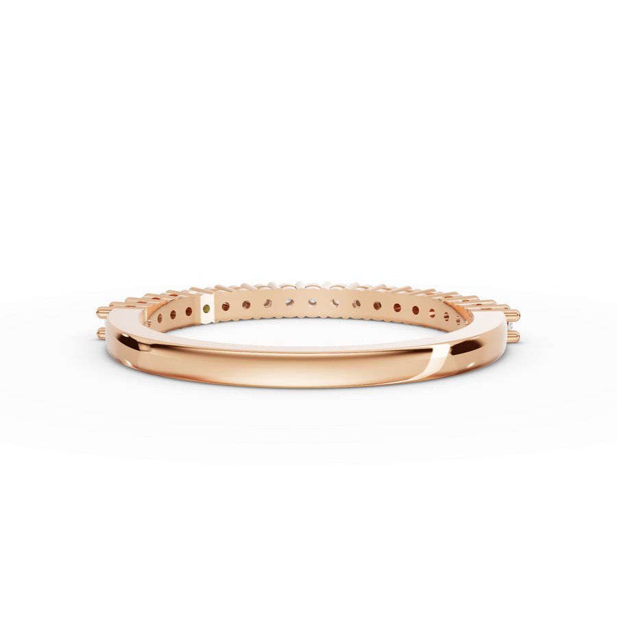 0.24 Ct Round Shared-Prong Full Etenity Ring
