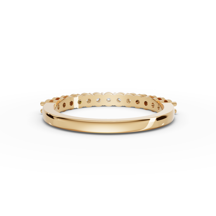 0.39 Ct Round Shared-Prong Full Etenity Ring
