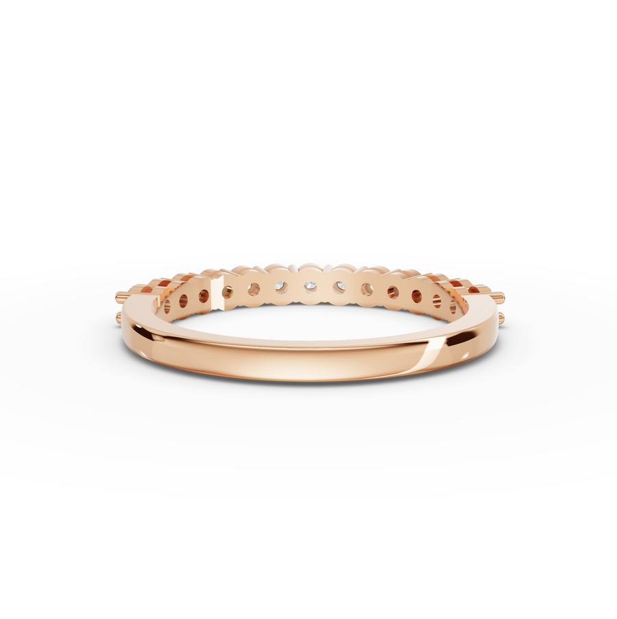 0.39 Ct Round Shared-Prong Full Etenity Ring