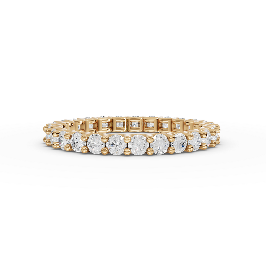 1.15 Ct Round U-Prong Full Eternity Ring