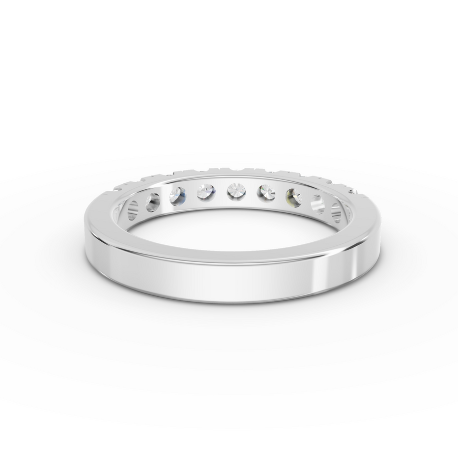 0.70 Ct Round Bar-Set Full Eternity Ring