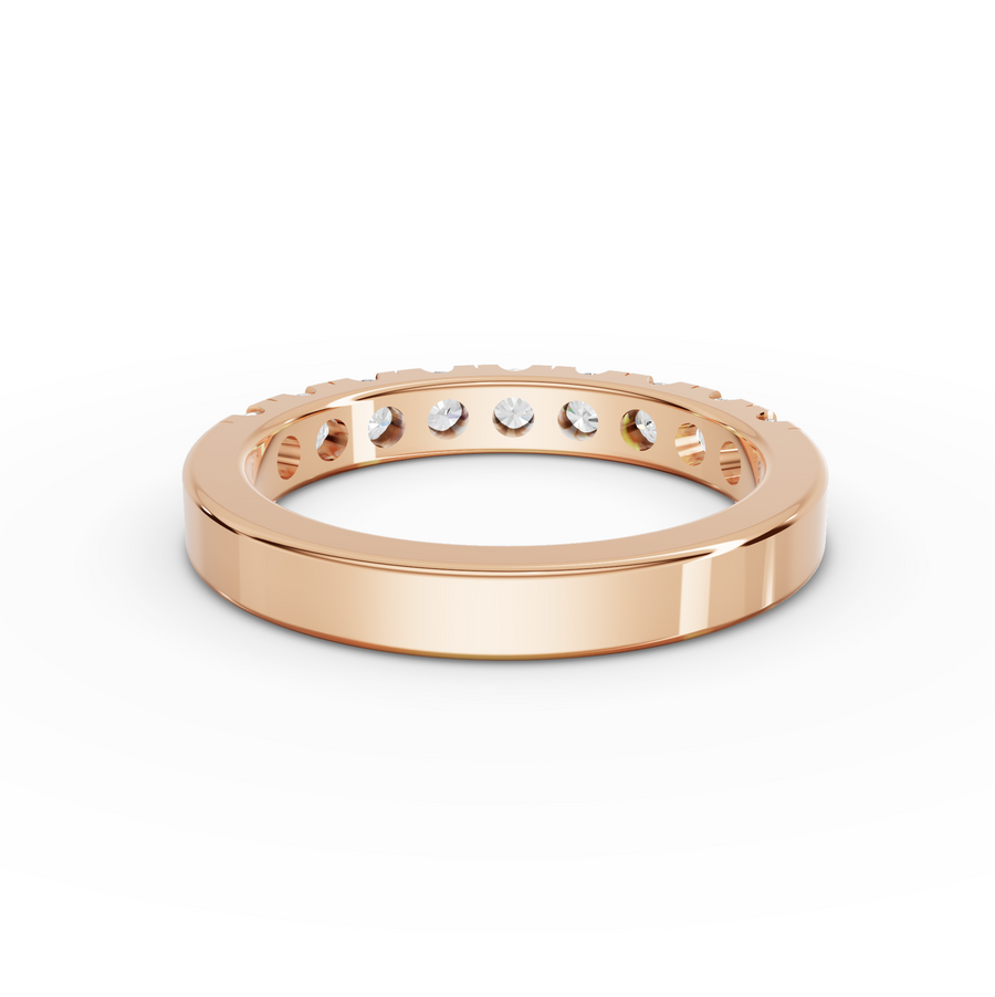 0.70 Ct Round Bar-Set Full Eternity Ring