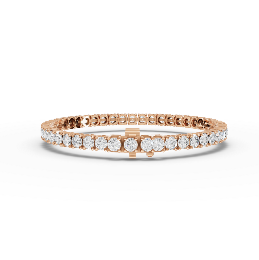 7.00 Ct Apx Round Tennis Bracelet Diamond