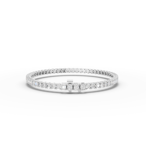 4.57 Ct Premium Round Lab Diamond Tennis Bracelet