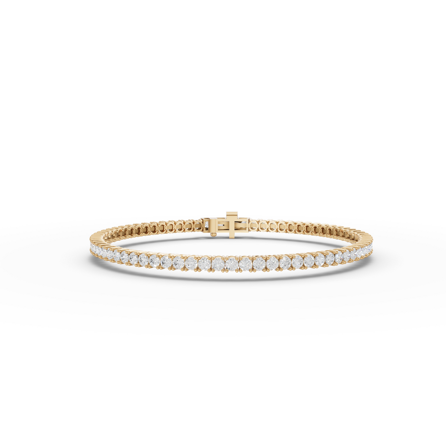 3.00 Ct Apx Round Tennis Bracelet Diamond