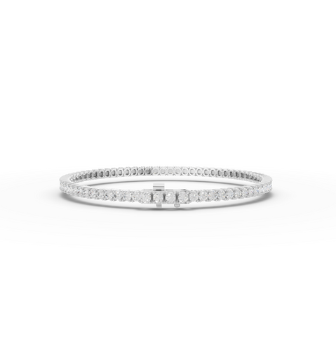3.07 Ct Round Brilliant Lab Diamond Tennis Bracelet
