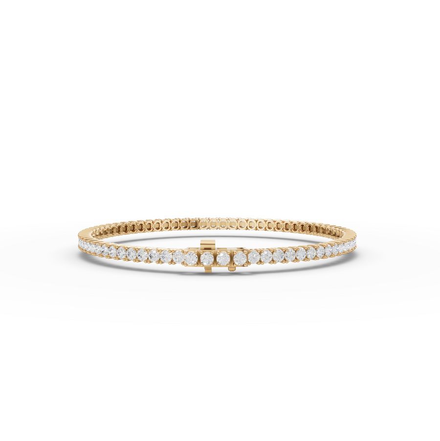 3.00 Ct Apx Round Tennis Bracelet Diamond