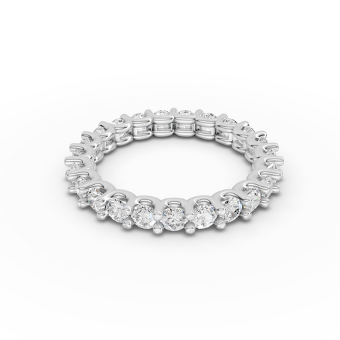 0.70 Ct Valencia Round Lab Grown Diamond Eternity Band