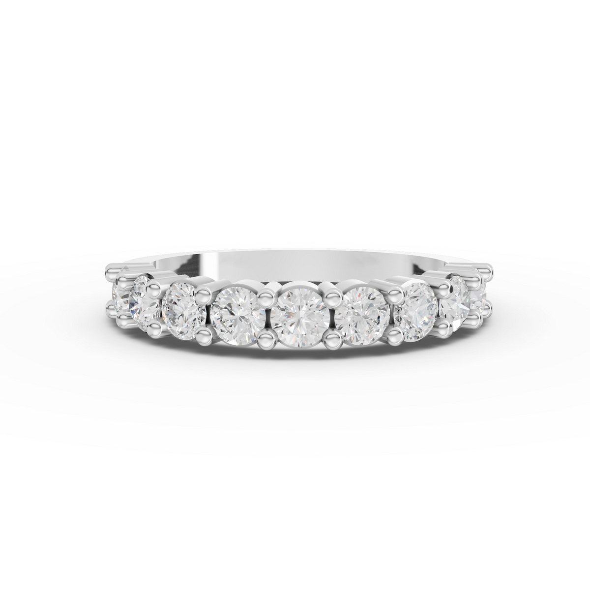 0.91 Ct Marvella Round Lab Grown Diamond Half Eternity Band