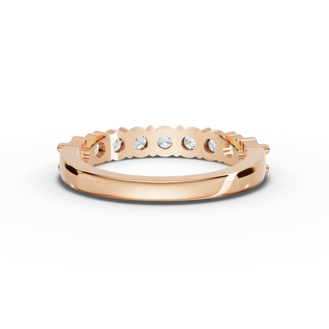 0.91 Ct Marvella Round Lab Grown Diamond Half Eternity Band