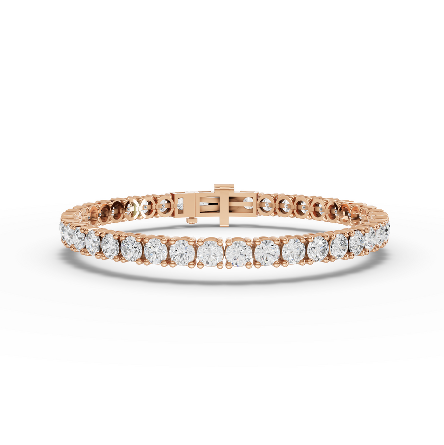 9.00 Ct Apx Round Tennis Bracelet Diamond