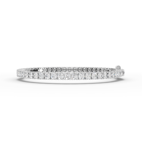 5.47 Ct Minimal Round Lab Diamond Tennis Bracelet
