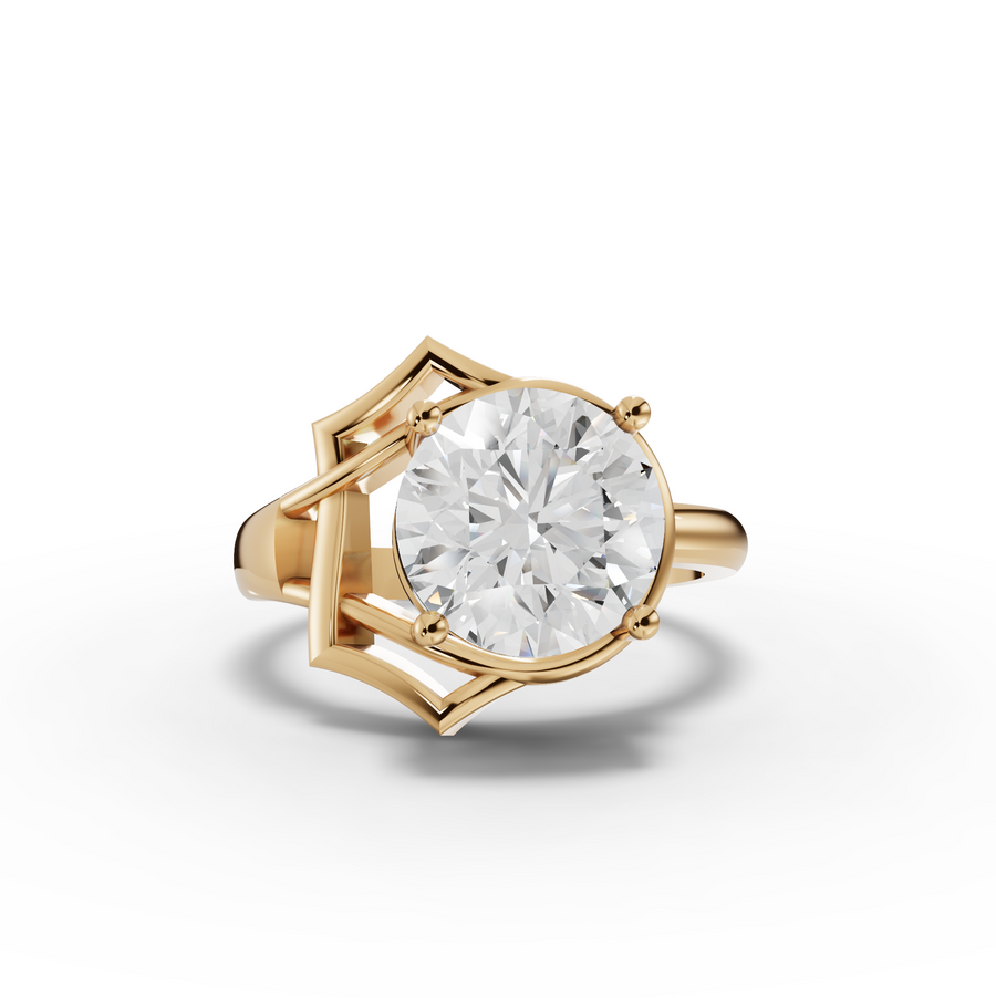 3.00 Ct Round Solitaire Lab Diamod Ring