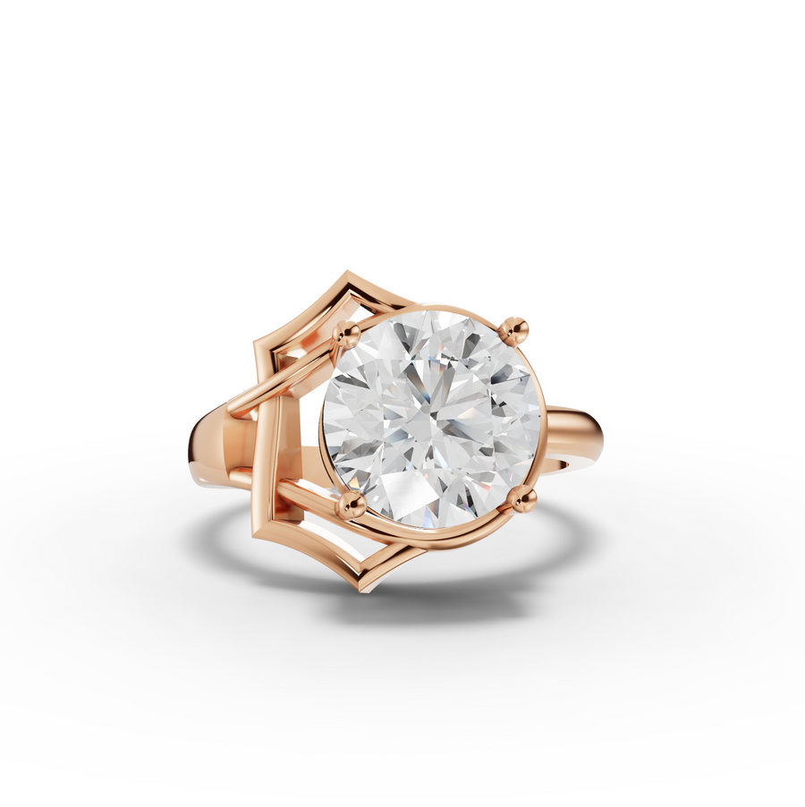 3.00 Ct Round Solitaire Lab Diamod Ring