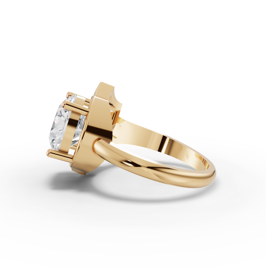 3.00 Ct Round Solitaire Lab Diamod Ring