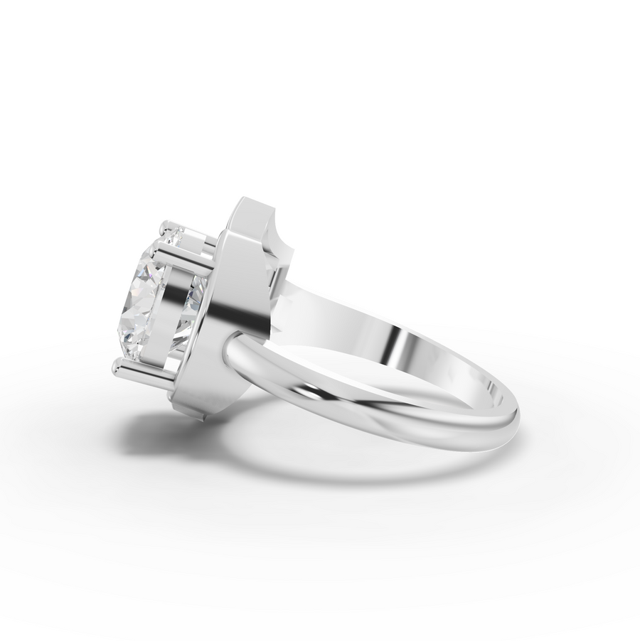 3.00 Ct Round Solitaire Lab Diamod Ring