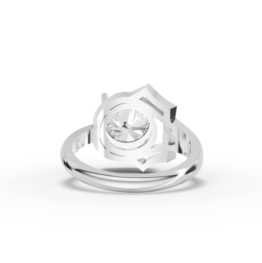 3.00 Ct Round Solitaire Lab Diamod Ring