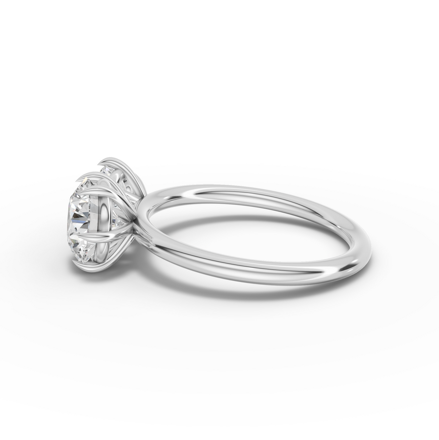 3.00 Ct Round Toi et Moi Minimal Ring
