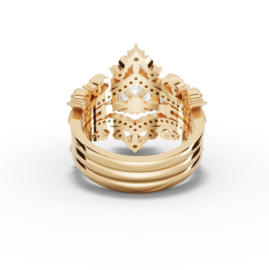 3.89 Ct Cushion Halo With Side Stone Band Set 3.00 Ct Center