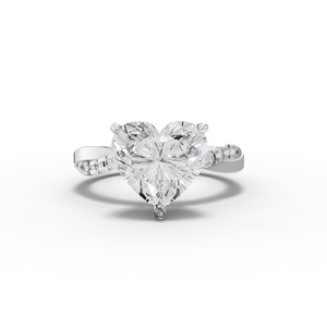 Heart Engagement Rings