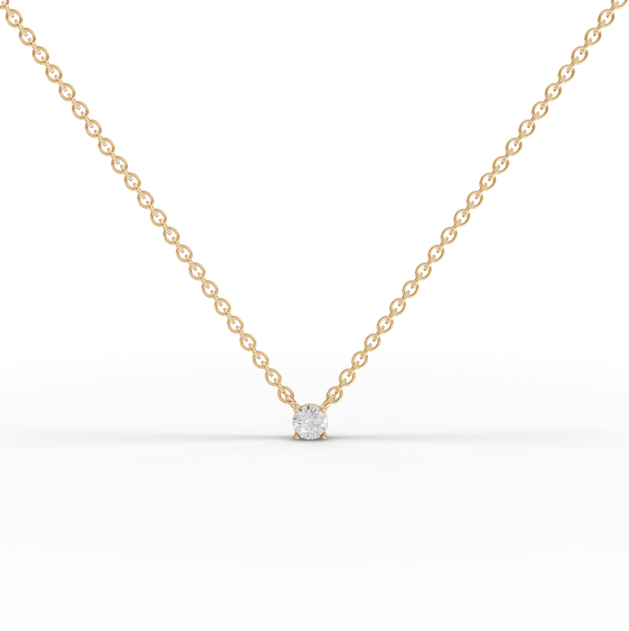 0.50 Ct Solitaire Lab Diamond Pendant