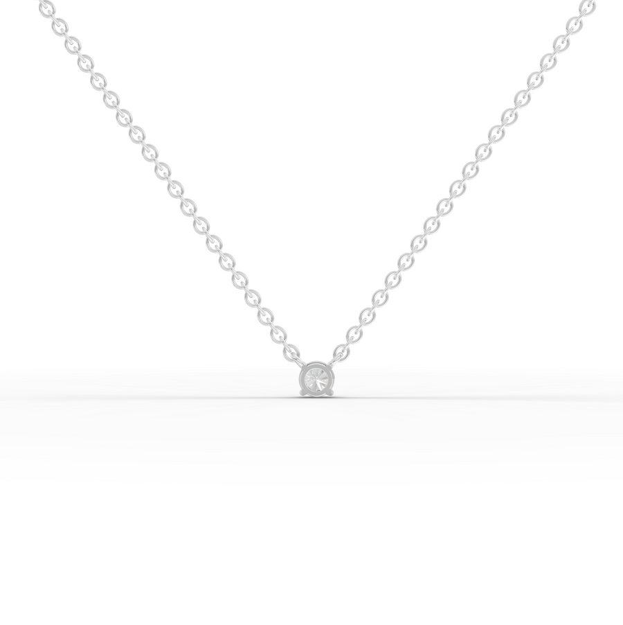 0.50 Ct Solitaire Lab Diamond Pendant