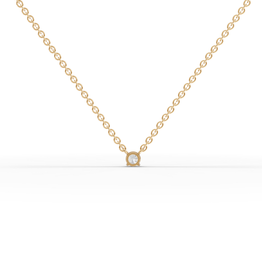 0.50 Ct Solitaire Lab Diamond Pendant