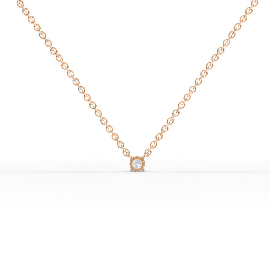 0.50 Ct Solitaire Lab Diamond Pendant