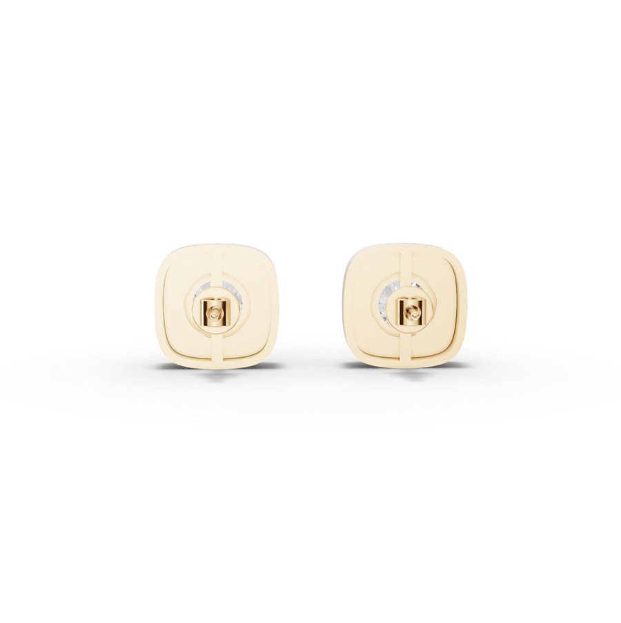 2.00 Ct Round Diamond Twist Frame Stud Earrings