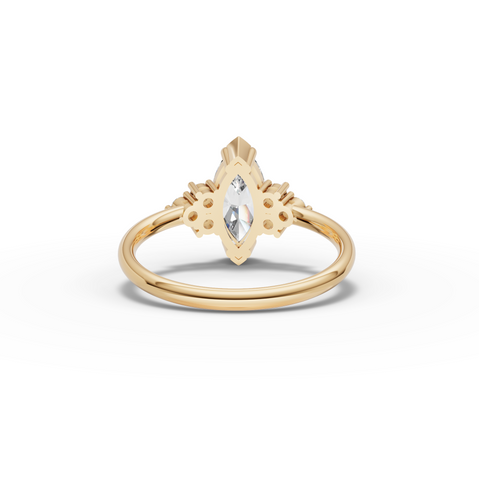 1.18 Ct Marquise With Side Stone Ring