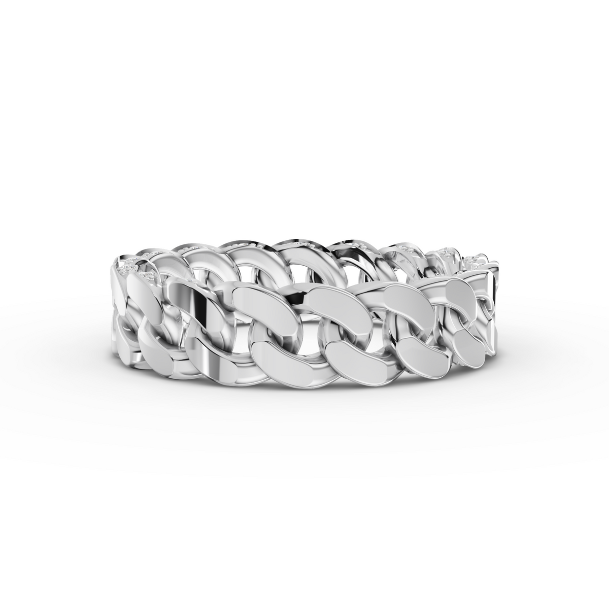 0.10 Ct Round Micro Pavé Set Diamond Ring