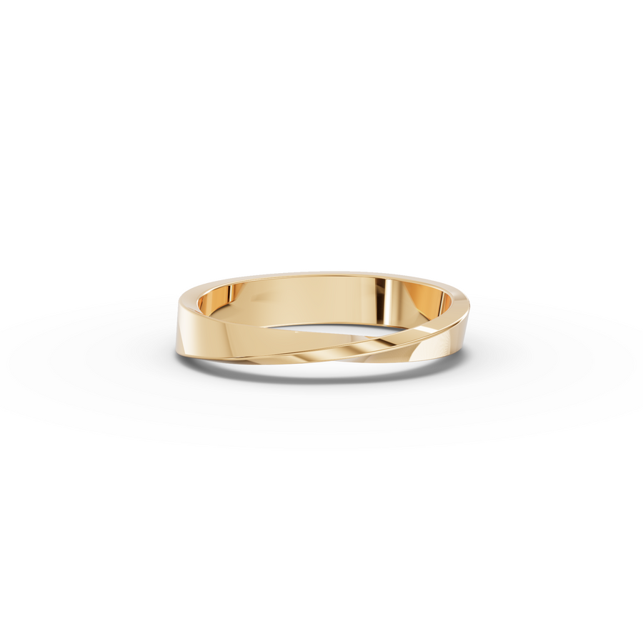 Infinity Twist Wedding Band