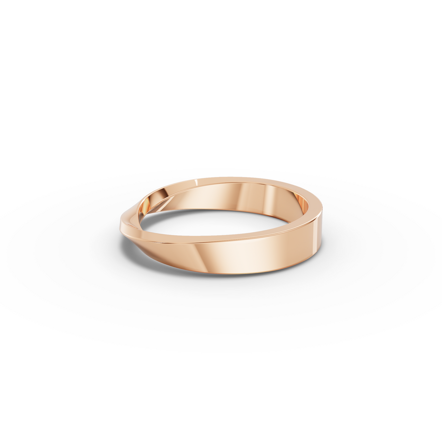 Infinity Twist Wedding Band