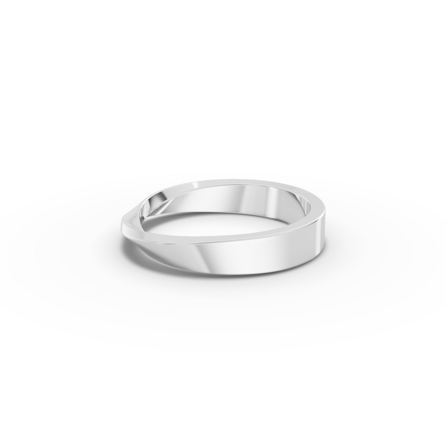 Infinity Twist Wedding Band