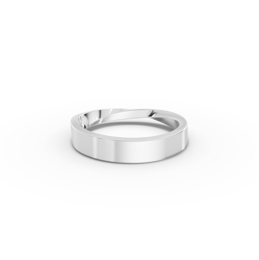 Infinity Twist Wedding Band