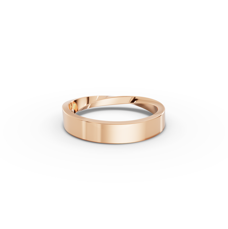 Infinity Twist Wedding Band