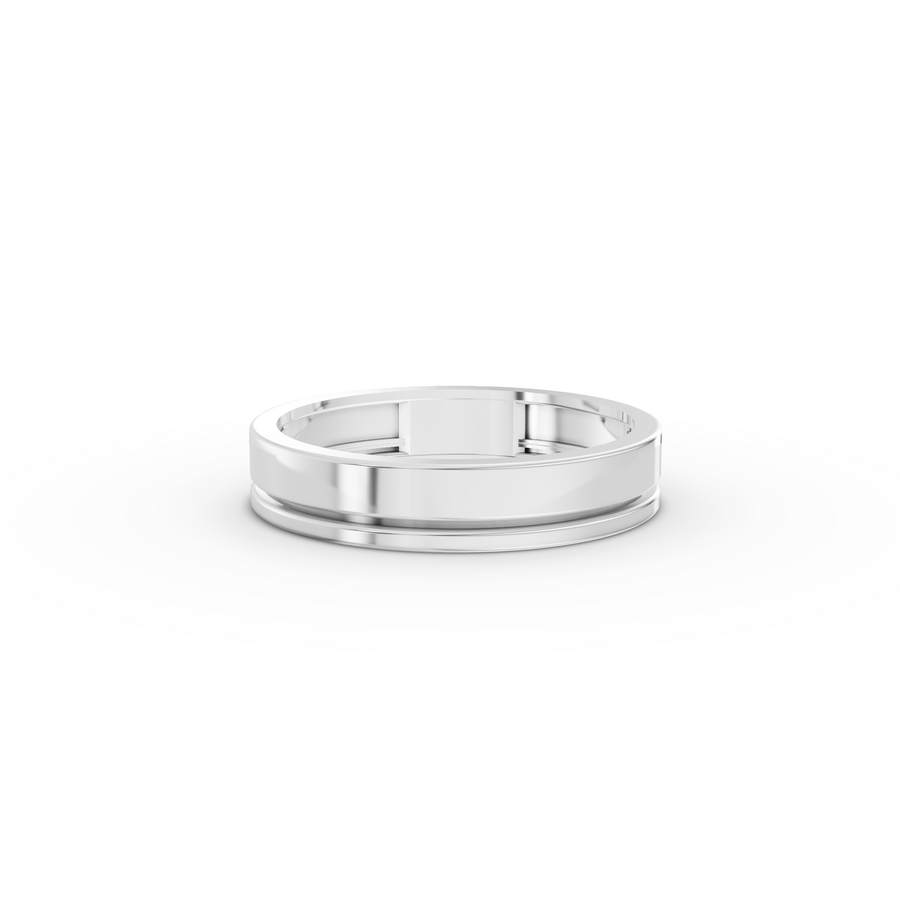 Classic Groove Wedding Band
