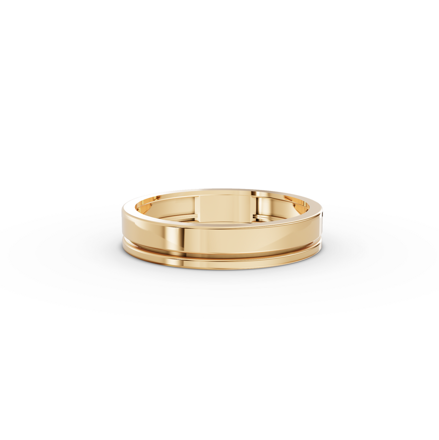 Classic Groove Wedding Band