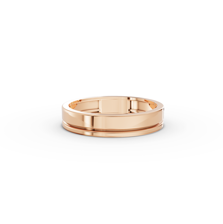 Classic Groove Wedding Band