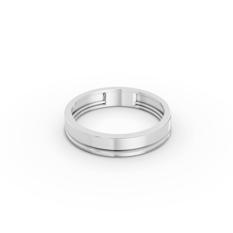 Classic Groove Wedding Band