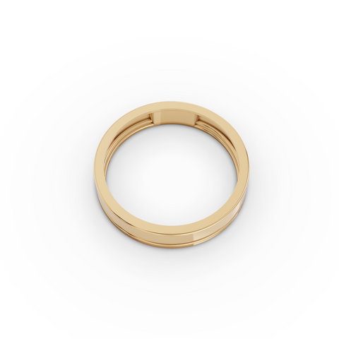 Classic Groove Wedding Band