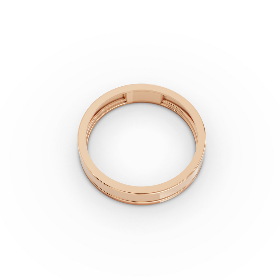 Classic Groove Wedding Band
