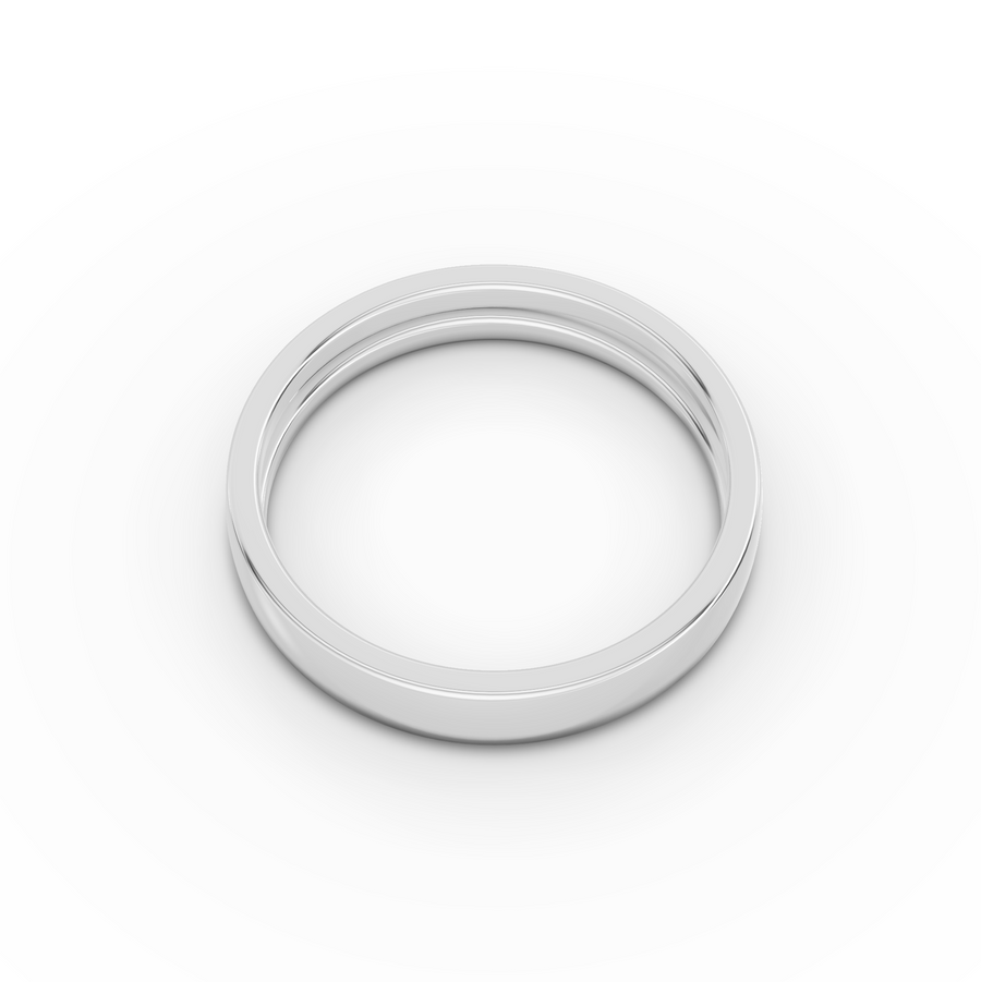 Classic Polished Comfort Fit Wedding Band