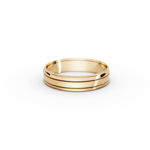 0.012 Ct Heart Diamond Promise Wedding Band