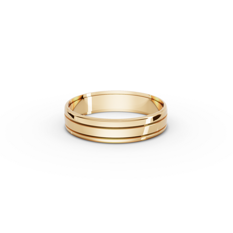 0.012 Ct Heart Diamond Promise Wedding Band