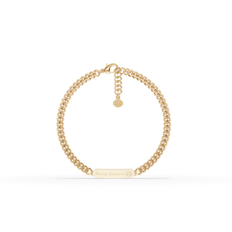 Curb Chain Bracelet with Adjustable Extension Chain